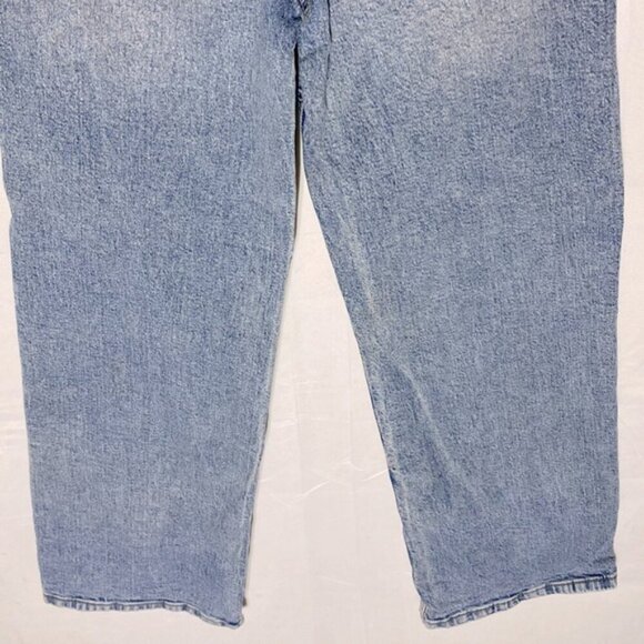 Grand Beach Club Light Wash Distressed High Rise Wide Leg Jeans 24 - Picture 11 of 13